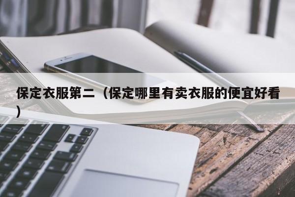 保定衣服第二（保定哪里有卖衣服的便宜好看）